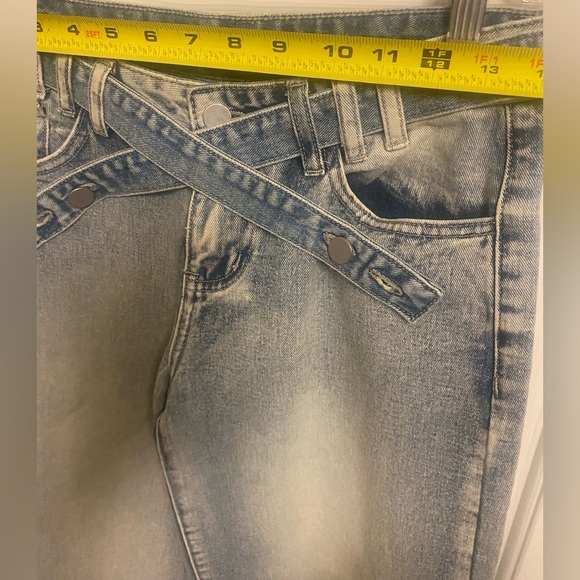 The KRIPT light denim wash wide leg flare pant (jnco vibes) - Picture 9 of 11